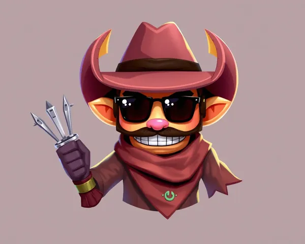 Icono de avatar de Discord PNG de cowboy emoji