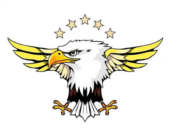 Icono de bandera de águila transparente PNG