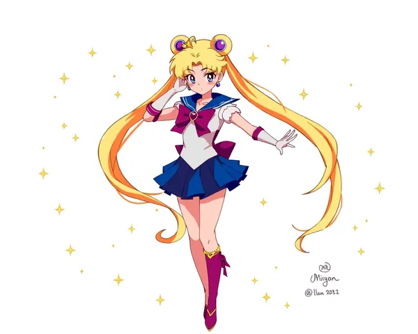 Icono de diseño de PNG de Sailor Moon