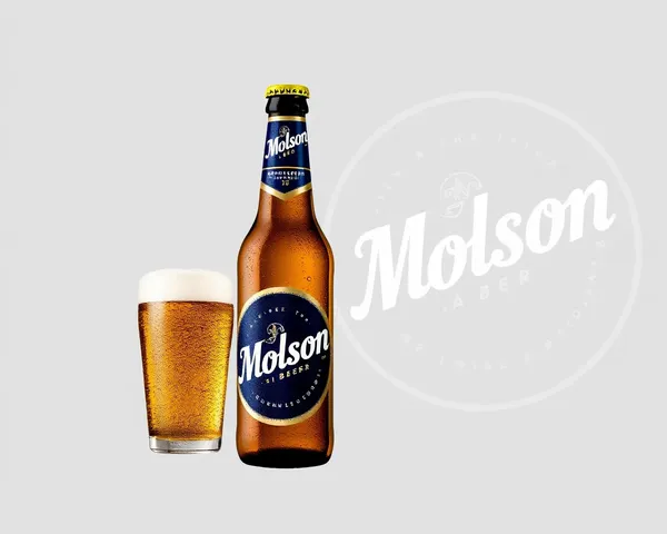 Icono de diseño original de la cerveza Molson en formato de archivo PNG