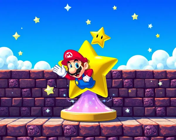 Icono de estrella de Mario en formato PNG para proyecto de diseño