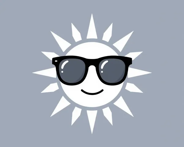 Icono de gafas negras de sol en formato de imagen PNG