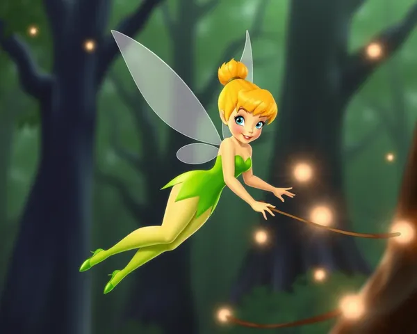 Icono de gráficos PNG de Tinkerbell en formato de archivo