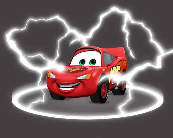 Icono de gráficos de reloj de Lightning McQueen PNG