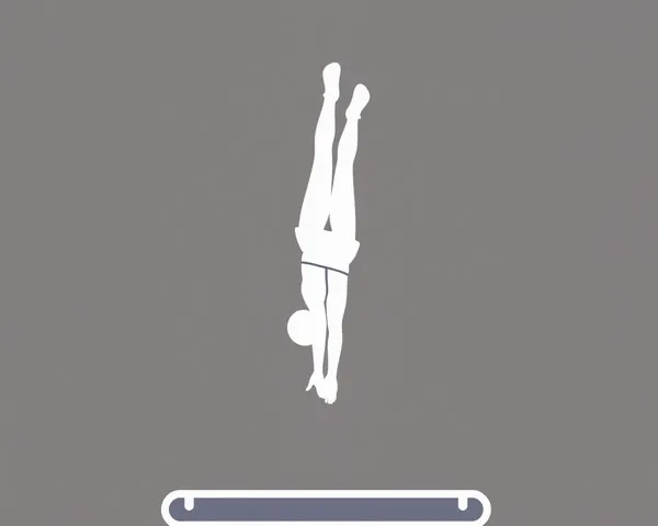 Icono de icono de gimnasia de viga en formato PNG del proyecto Noun