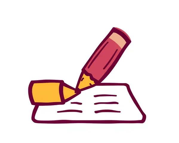 Icono de imagen de icono de escritura de guion PNG