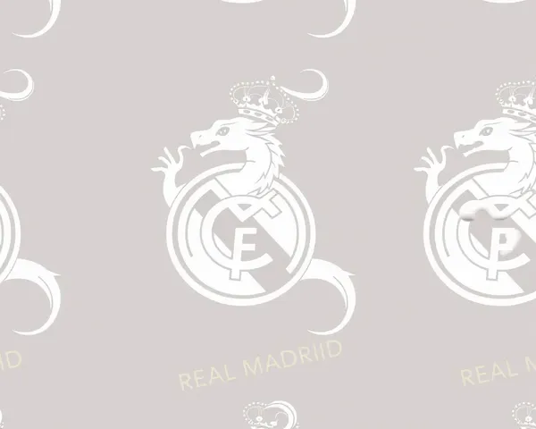 Icono de patrón dragón del Real Madrid en formato PNG de fútbol