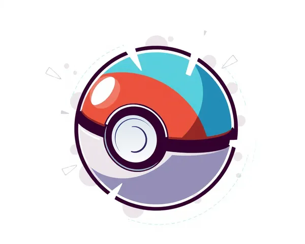 Icono de pelota de Pokémon en gráfica PNG encontrada