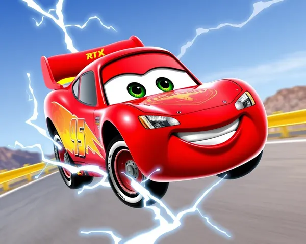 Icono de reloj de Lightning McQueen PNG