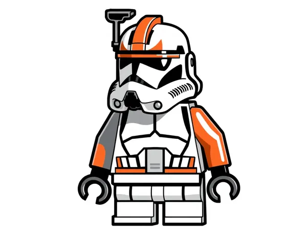 Icono de soldado clone de Lego en formato PNG