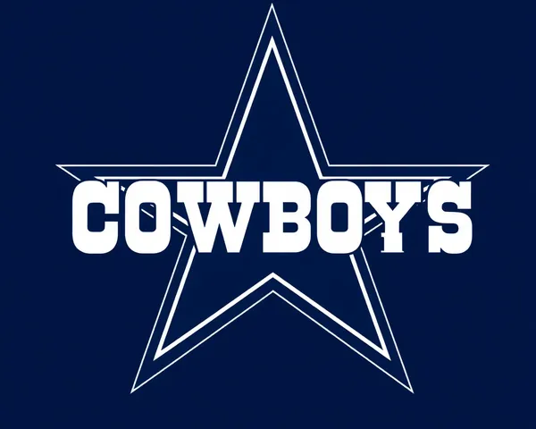 Icono del Club de Fútbol Dallas Cowboys en Formato PNG