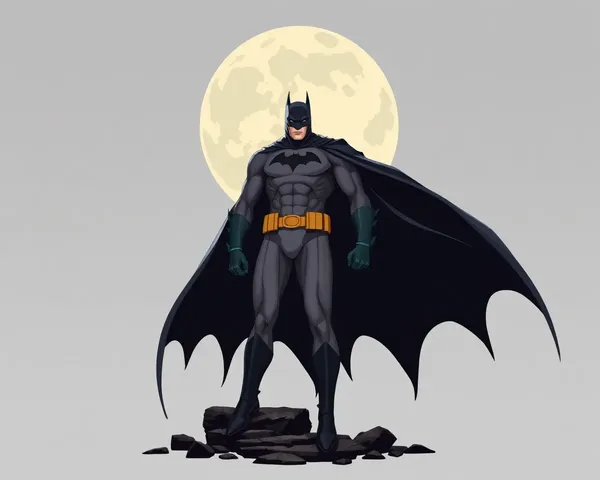 Icono gráfico de Batman en formato PNG