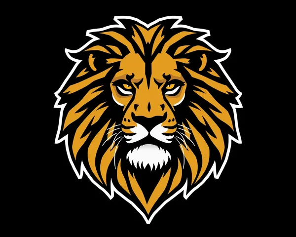 Icono gráfico de formato PNG de logo de leones