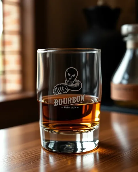 Idea de tatuaje de vaso de bourbon para diseño whimsical