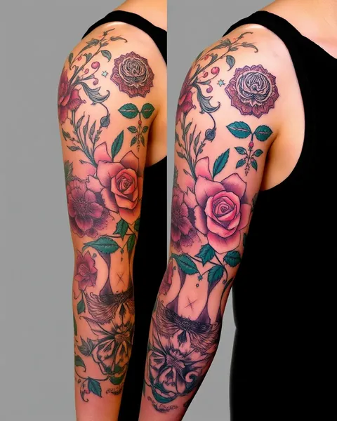 Ideas de Cubrimiento de Tatuaje de Brazo para Hombres y Mujeres