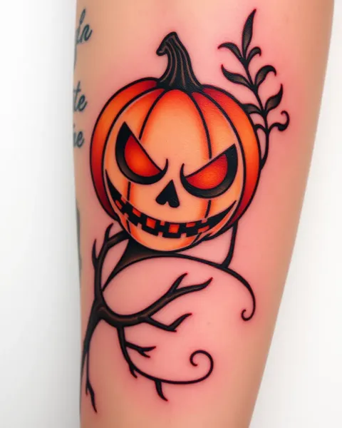 Ideas de Diseños de Tatuaje de Calabaza de Halloween para Expresión Personal