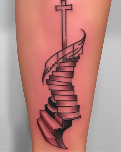 Ideas de Diseños de Tatuaje de Escalera al Cielo