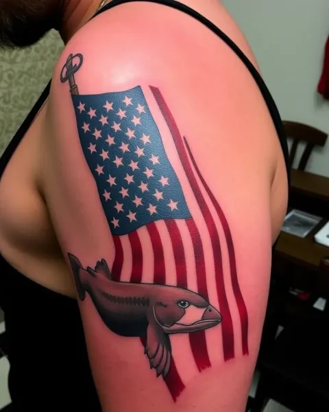 Ideas de Tatuaje de Bandera Estadounidense para Individuos Fuertes y Orgullosos