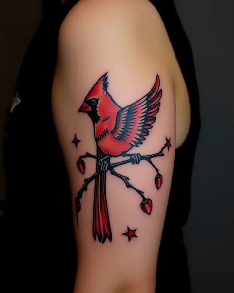 Ideas de Tatuaje de Cardenal para Expresión Personal