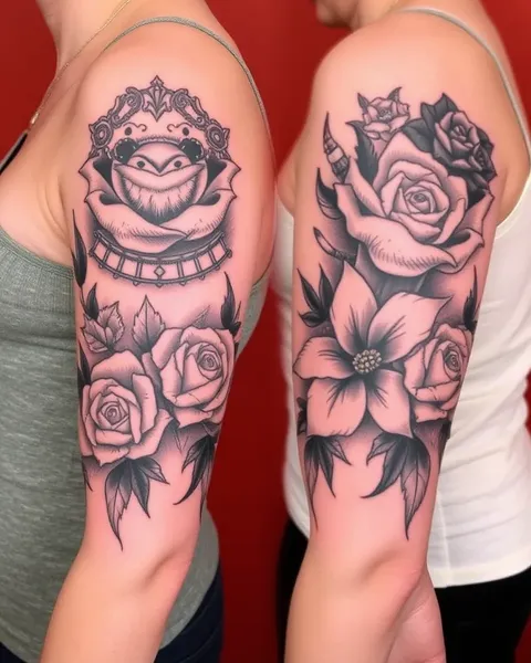 Ideas de Tatuaje de Half Sleeve para Fans Geométricos