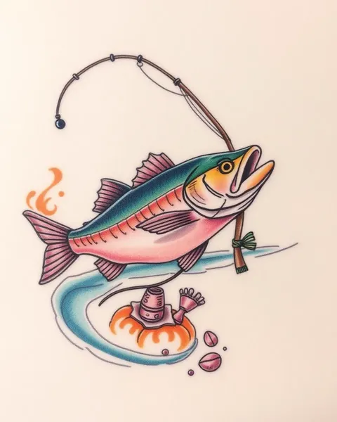 Ideas de Tatuaje de Pesca para Inspiración Colorida