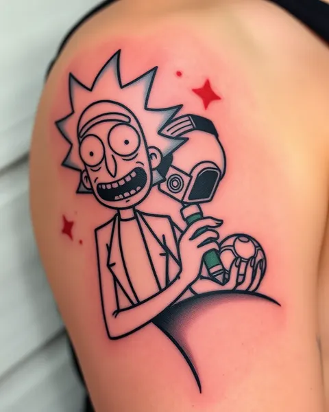 Ideas de Tatuaje de Rick y Morty para Amantes del Tatuaje