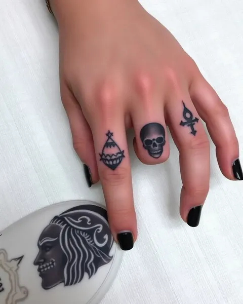 Ideas de Tatuaje en los Dedos para Minimalistas