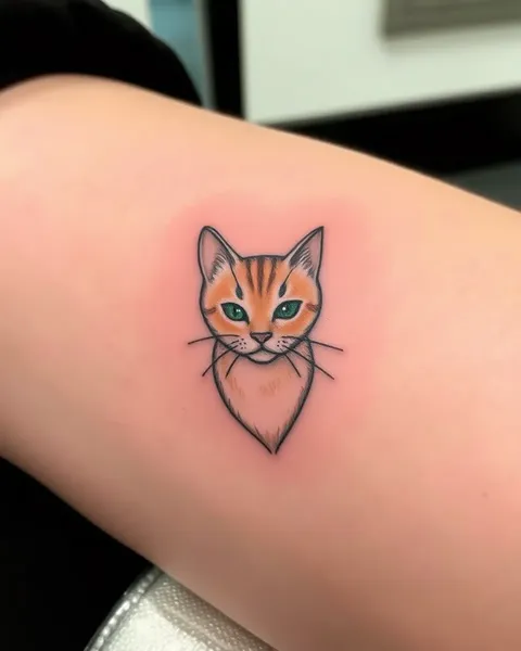 Ideas de Tatuajes de Gato Pequeños para Arte Corporal Único y Personalizado