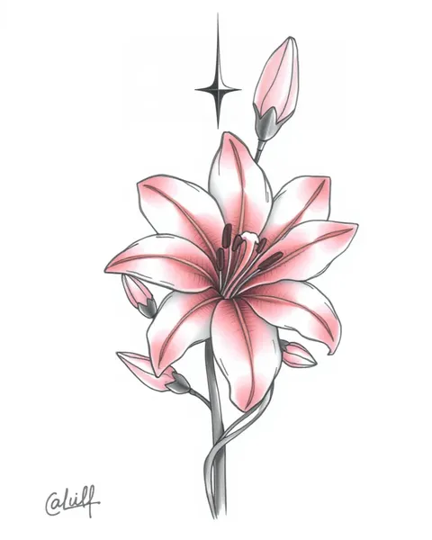 Ideas de Tatuajes de Lily para Inspiración Floral