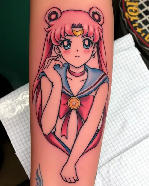 Ideas de Tatuajes de Sailor Moon para Mujeres y Hombres