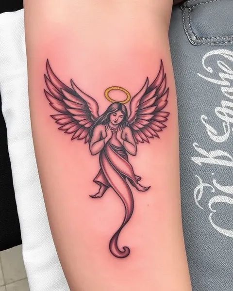 Ideas de Tatuajes de Ángel para Mujeres y Hombres