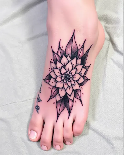 Ideas de Tatuajes en Pie para Mujeres y Hombres