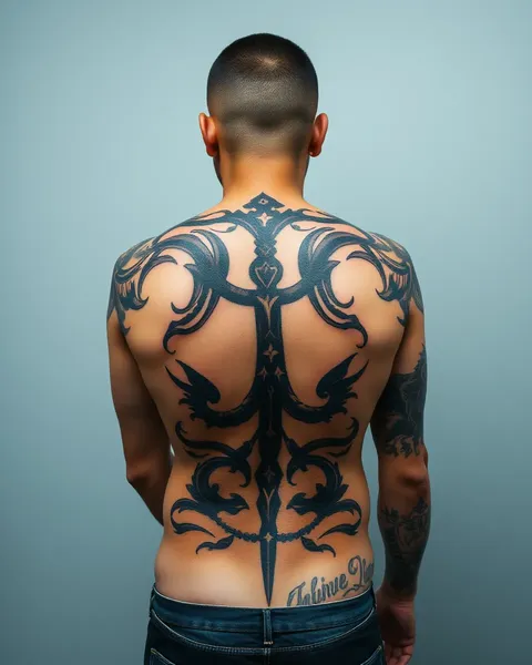 Ideas de diseño de tatuaje en la espalda completa para hombres y mujeres