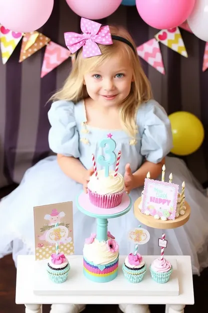 Ideas de fiesta DIY para el tercer cumpleaños de una niña