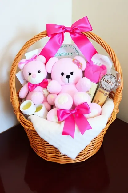 Ideas de regalo para bebés girls en cestas de regalo