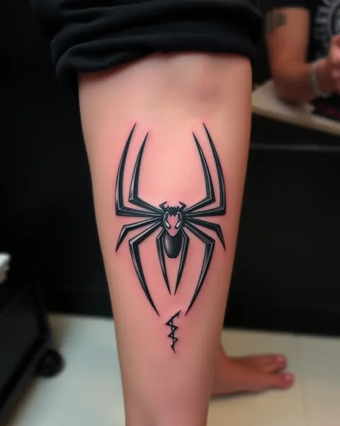 Ideas de tatuaje de Spiderman para fans minimalistas