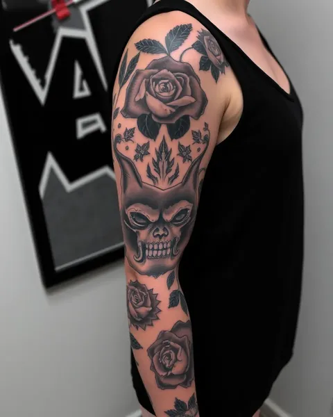 Ideas de tatuaje de brazo medio para principiantes