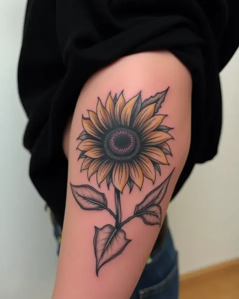 Ideas de tatuaje de girasol para el arte corporal perfecto