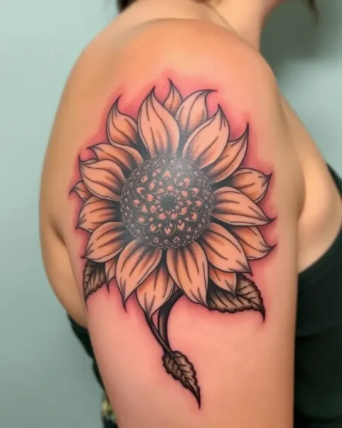 Ideas de tatuaje de girasol para un arte corporal hermoso