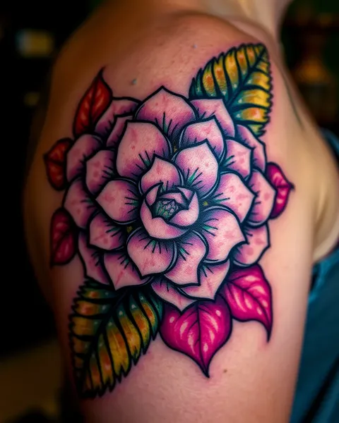 Ideas de tatuaje de hydrangea para espacios pequeños y grandes