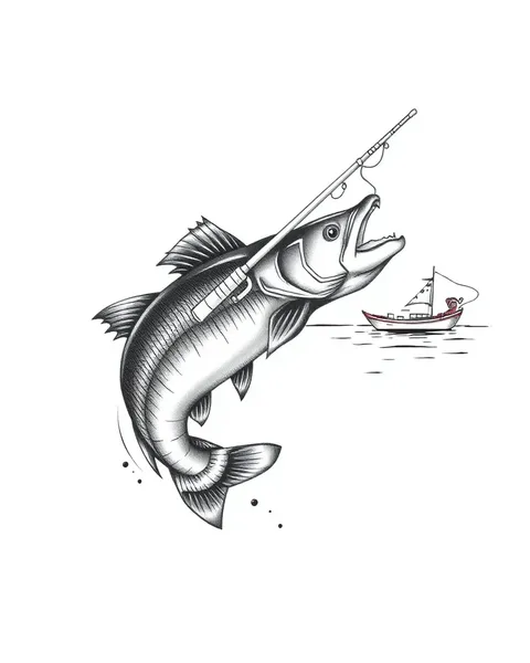 Ideas de tatuaje de pesca para significados simbólicos