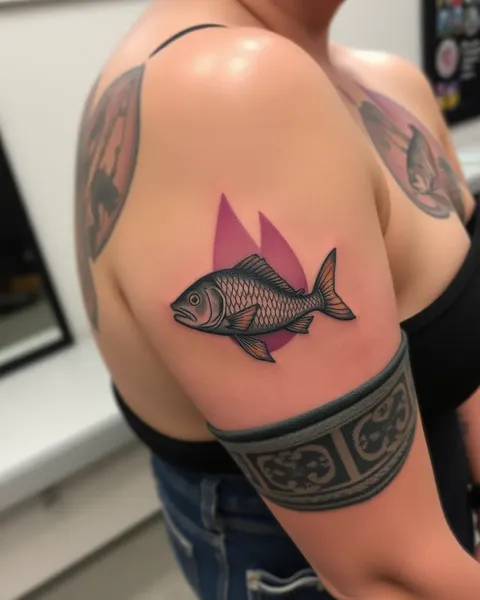 Ideas de tatuaje de pescado únicas para tu costilla