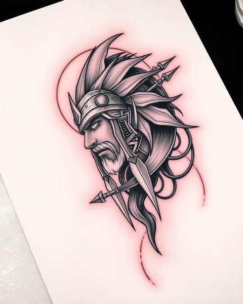 Ideas de tatuaje guerrero para aquellos que valoran la fuerza y el honor