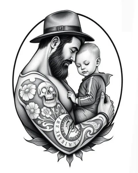 Ideas de tatuaje padre-hijo únicas para un vínculo especial