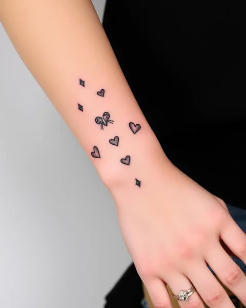 Ideas de tatuajes agradables para amantes del minimalismo