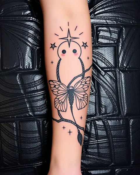 Ideas de tatuajes con línea fina para mujeres