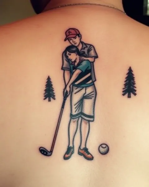 Ideas de tatuajes con tema de golf para hombres y mujeres