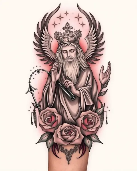 Ideas de tatuajes de Dios para cristianos y personas de fe