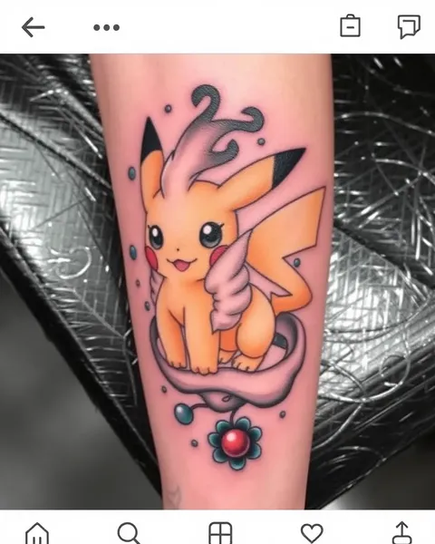 Ideas de tatuajes de Pokémon impresionantes para entusiastas