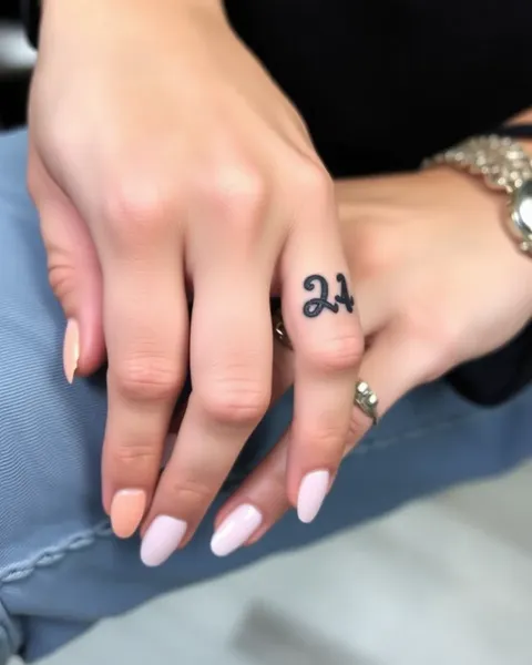 Ideas de tatuajes de dedos femeninos de moda